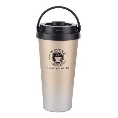 Nikou Gold Stainless Steel Vacuum-Insulated Tumbler for Car and Outdoor Use