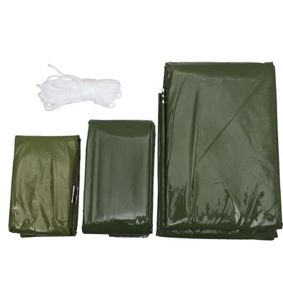 Healeved Emergency Survival Sleeping Bag with Thermal Blanket and Tent, Olive Green