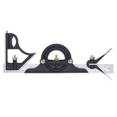 300 mm Stainless Steel Combination Square Ruler, Multifunctional Precision Measuring Tool