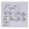 300 mm Stainless Steel Combination Square Ruler, Multifunctional Precision Measuring Tool view 3