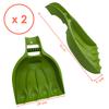 XL Plastic Leaf Grabbers, Green, Set of 2, 52 x 39 cm view 2