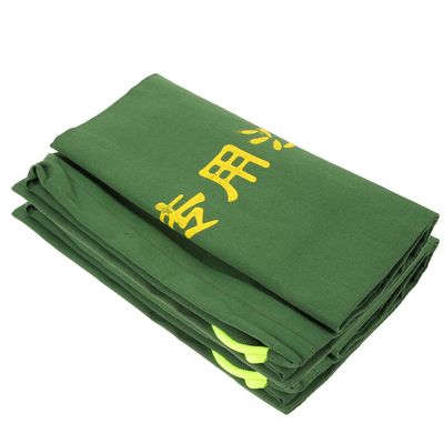 Sosoport 2-Piece Green Canvas Sandbags for Flood Protection, Foldable