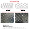X-Type Flexible 304 Stainless Steel Wire Rope Mesh Safety Net for Balconies and Outdoor Areas view 2