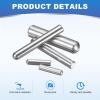 QUARKZMAN 20-Piece Cylindrical Pins, 6 x 15 mm, 304 Stainless Steel view 3