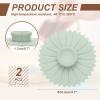 QUARKZMAN 2-Pack Silicone Cup Lids, 10.4 cm, Light Green view 2