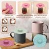 QUARKZMAN 2-Pack Silicone Cup Lids, 10.4 cm, Light Green view 4