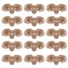 Toyvian 50-Pack 2-Cup Paper Pulp Holders for Takeout view 1