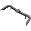 Akozon Metal Purse Frame with Clasp, Retro Embossed Handle, 20 cm, Gunmetal B01-02700479 view 1