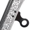 Akozon Metal Purse Frame with Clasp, Retro Embossed Handle, 20 cm, Gunmetal B01-02700479 view 4