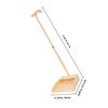 UPKOCH Soft-Bristle Broom and Dustpan Set with Long, Durable Wooden Handle view 2