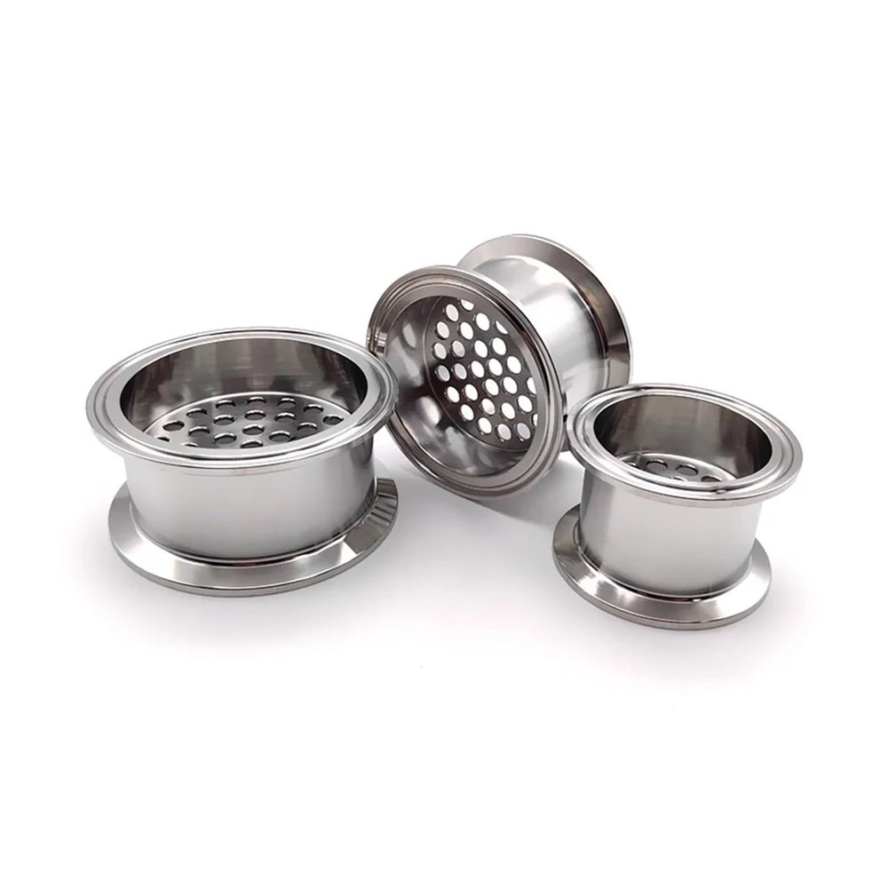 Beer Extractor Filter Plate, SS304 Stainless Steel, 3" Tri-Clamp