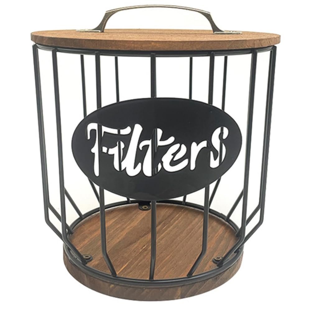 Qezodsx Coffee Filter Holder and Storage Container