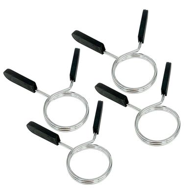 Toyvian 5-Piece Steel and ABS Spring Collars for Dumbbell and Barbell Bars