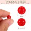 QUARKZMAN 200-Piece Round Red Acrylic Beads, 8 mm Diameter view 2