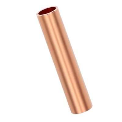 Loacea Copper Metal Tube, 4-Inch Straight Lightweight Red Copper Tube for Ship Models, 1 Pc (16 mm x 14 mm)