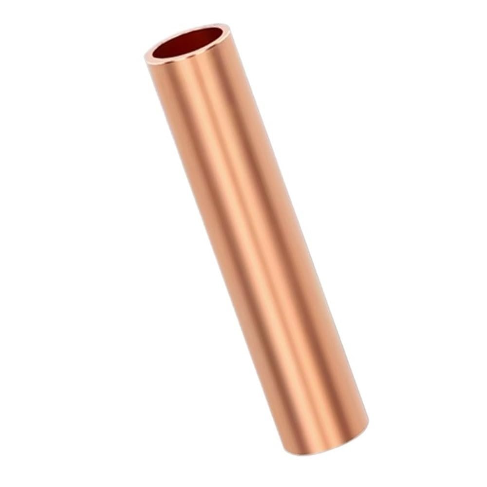 Loacea Copper Metal Tube, 4-Inch Straight Lightweight Red Copper Tube for Ship Models, 1 Pc (16 mm x 14 mm)