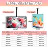 COAKUE Ultra-Slim LED Light Box with Snap Frame, Wall-Mounted Backlit Menu Board, 40 x 60 cm Horizontal view 2