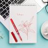 MP Liquid Ink Rollerball Pens, Durable 0.5 mm Ball Tip, Red, 12-Pack view 4