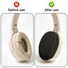 Vmoomax Washable Stretchable Headphone Ear Cushion Covers, 6–8.5 cm, Black, 4 Pieces view 3