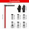 KUHAWL Basin Wrench Set, 8–14 mm Faucet Installation Tool view 2