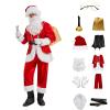 Men's Santa Claus Costume Set with Accessories view 1