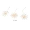 Ideen mit Herz Paper Stars and Snowflakes for Hanging, Cream White, 10 cm, 12-Pack view 3