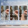 Christmas Village Stickers, 4/8 Sheets, Christmas Window Clings with Houses and Snowflakes, Self-Adhesive, Double-Sided Reusable Window Decals (B) view 3