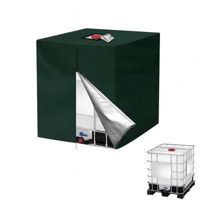 1000L IBC Tank Cover, 420D Oxford Fabric, Green