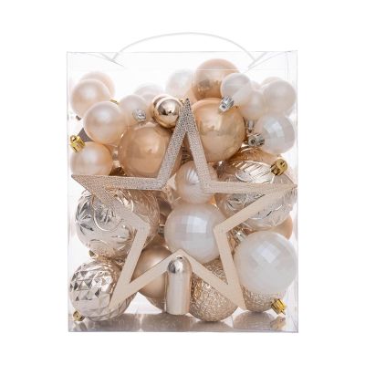 Christmas Ornament Balls, 50-Piece Set, 339 g