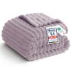 WAVVE Extra-Large Cozy Blanket 230 x 270 cm, Gray Purple view 1