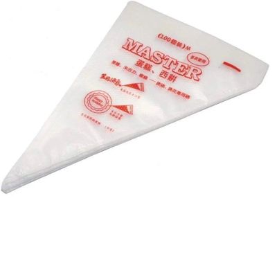 CHPN Disposable Piping Bags, 100 Count, Clear Plastic