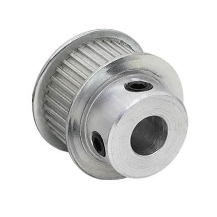 1-Piece MXL 40T/42T Timing Pulley, 2.032 mm Pitch, 5–17 mm Bore, Aluminum, for 6/10/15 mm Belts