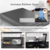 Custom-Fit Gas Stove Cover with Cutting Board, Heat-Resistant Stainless Steel, 30 x 22.9 x 3.6 in view 2