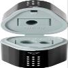 FABER-CASTELL Grip 2001 Triple Pencil Sharpener with Container, for 8–10 mm Diameters, Black (1 Count) view 2