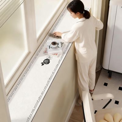 Indoor Window Sill Cover, 10–50 cm Wide, Scratch-Resistant, Style 3, 68 x 12 in / 170 x 30 cm