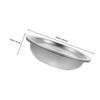 Housoutil Stainless Steel Vinegar Dish, 1 Set, Reusable, Durable, Silver view 2