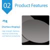 Flat Round A3 Iron Sheet, 85 mm Diameter, 0.5 mm Thick view 3