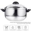 18/10 Stainless Steel Pasta Cooker, 1.5 L, with Strainer Lid, Silver view 3