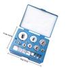 500 g Scale Calibration Weight Set with Tweezers, Galvanized Steel view 2