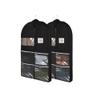 Set of 2 Dustproof Clothing Storage Bags with Transparent Window view 1