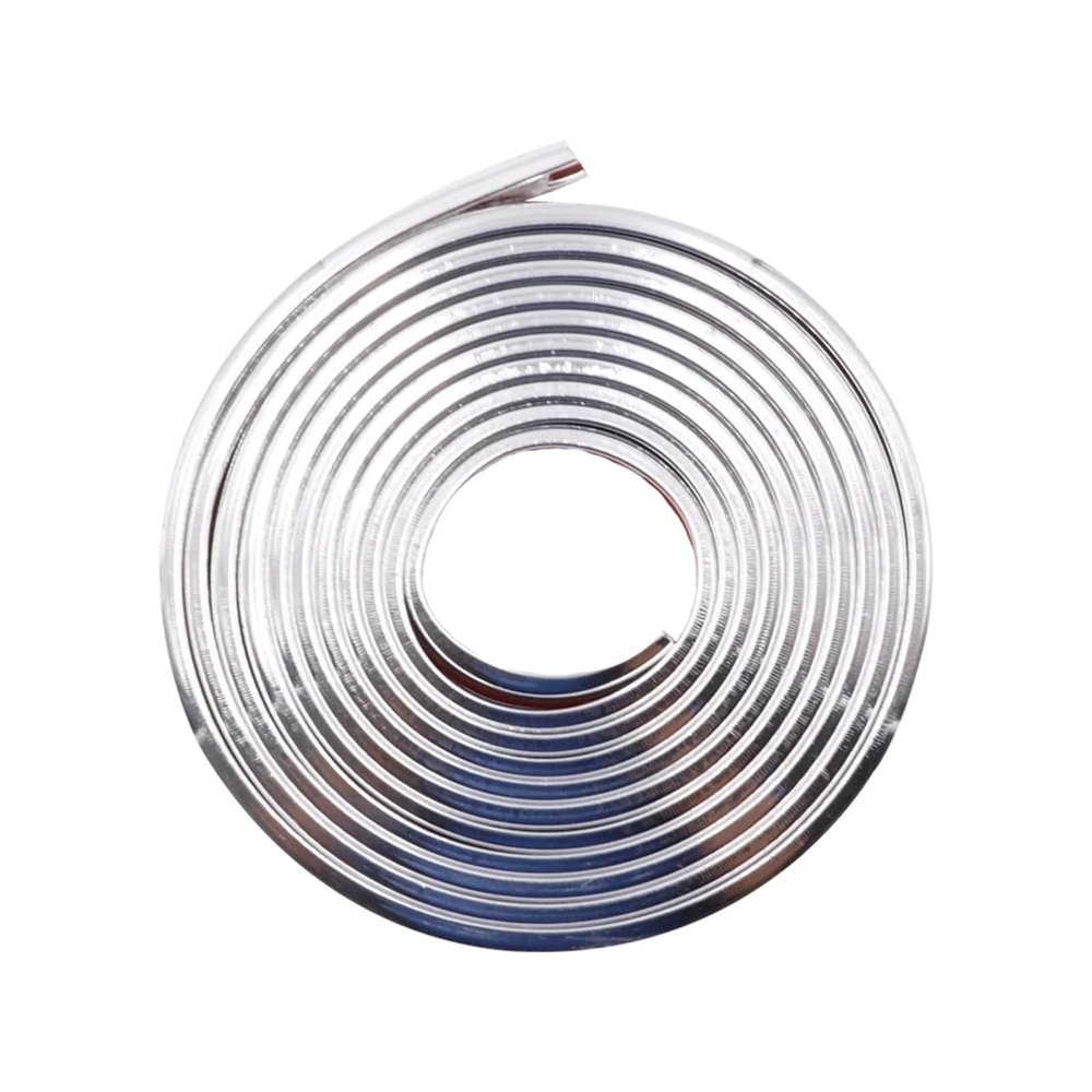 ziyany 2 m Long Anti-Collision Strip, Compatible with Xiaomi Mijia M365 Electric Scooter, Scratch Protection Strip Accessory (A-Bright Silver)