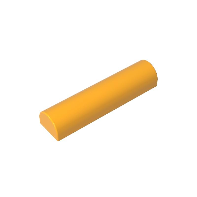 79756 1x4x2/3 Semicircular Brick, Bright Light Orange, 20 pcs.