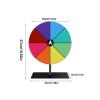 AYWTIUN Prize Wheel, Wipe-Clean Spinning Wheel, Color Roulette, Customizable Tabletop Prize Wheel view 2