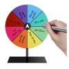 AYWTIUN Prize Wheel, Wipe-Clean Spinning Wheel, Color Roulette, Customizable Tabletop Prize Wheel view 3