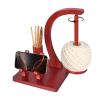 Alyxen Wooden Yarn Holder with Magnetic Spinner view 1
