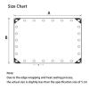 Clear PVC Tarp 145 x 250 cm with Grommets and Rope view 4