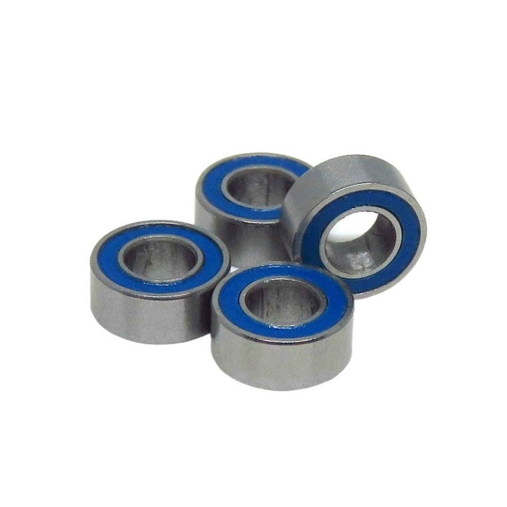 WQGQPXOB 10-Piece MR83 2RS 3x8x3mm Mini Electric RC Car/Truck Blue-Seal Bearing, MR52 MR63 MR74 MR84 MR85 (MR84-2RS 4x8x3mm)