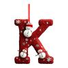26-Letter Christmas Tree Ornaments view 1