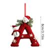 26-Letter Christmas Tree Ornaments view 2
