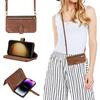 Wallet Crossbody Case for Samsung Galaxy Note 9, Brown view 1